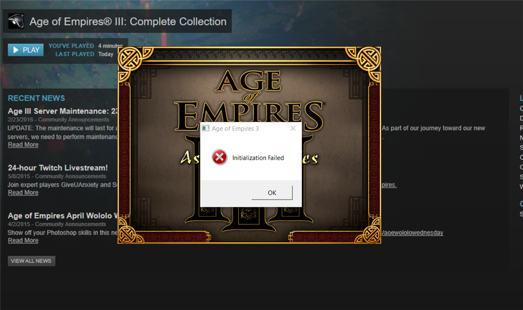 AOE 2 HD - Start up fail MessageBox4112-Error: Failed to initialize draw system...... 1eea7055-6959-4962-92e8-b44e273f1655.png