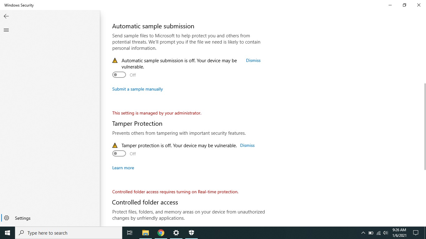 Windows Security is blank. 1f0f9d43-2ddb-4cd0-8fdf-8e5bbf579349?upload=true.jpg