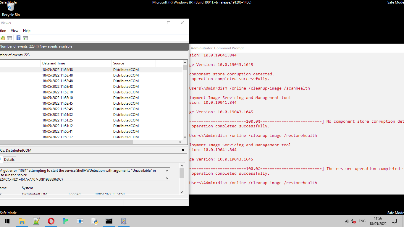 DCOM got error "87" attempting to start the service GamingServices with arguments... 1f216a9a-6f9c-4cc4-b423-b4d353a491ca?upload=true.png