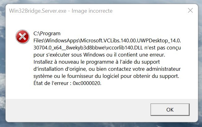 Force DLL project to use VCLibs instead of vc_redist 1f5ea941-3261-4cbf-961d-80ed3c4ce36f?upload=true.jpg