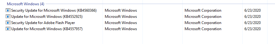Which of these updates bricked AMD Radeon Support? 1f7c3bd2-bc70-4af8-ab4d-a64148f06002?upload=true.png