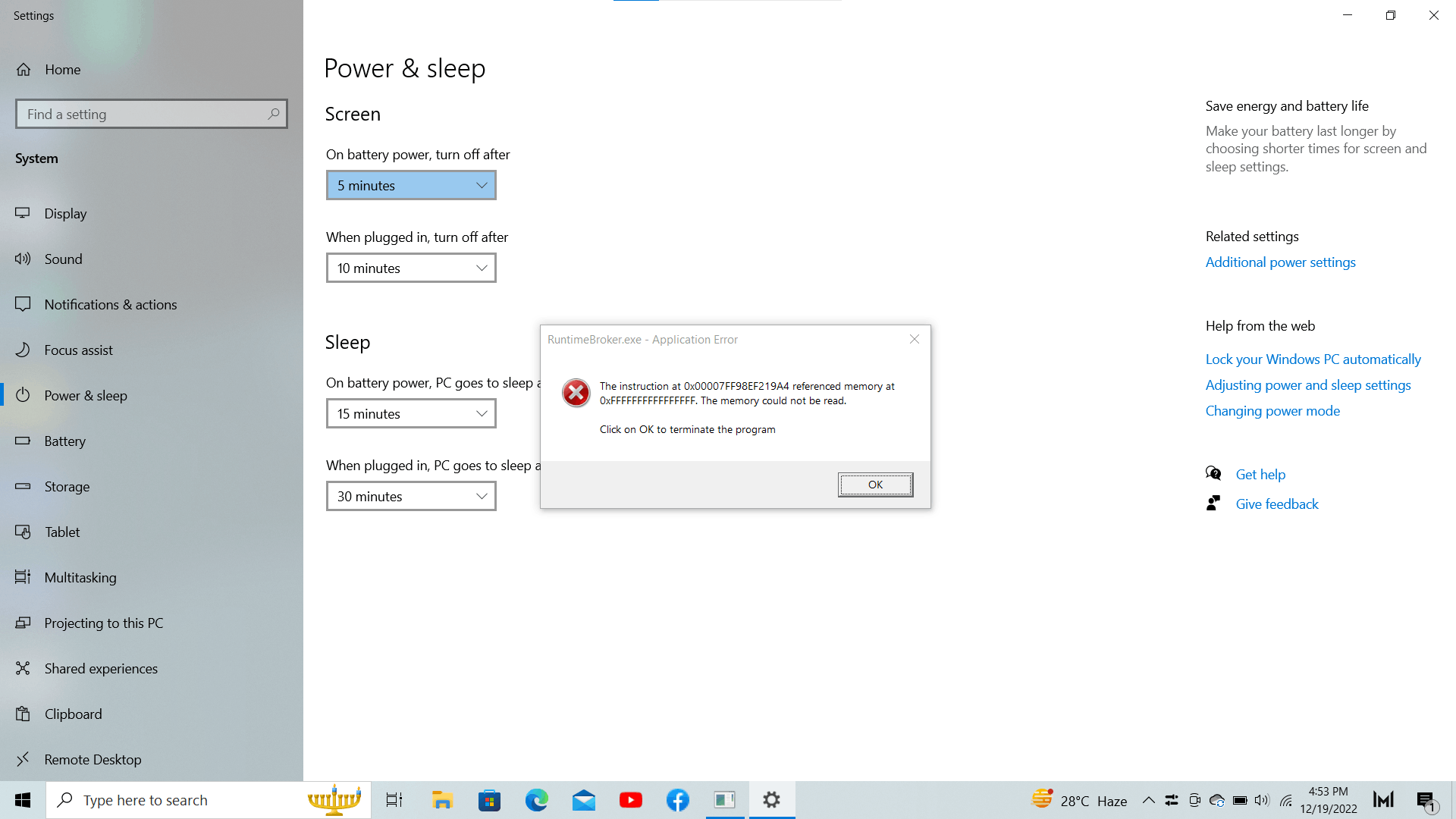 https://answers.microsoft.com/en-us/windows/forum/all/the-instruction-at-0x00007ff98ef219a4-... 1f9bcb2c-1c40-4fe2-989c-c248fc3b644d?upload=true.png