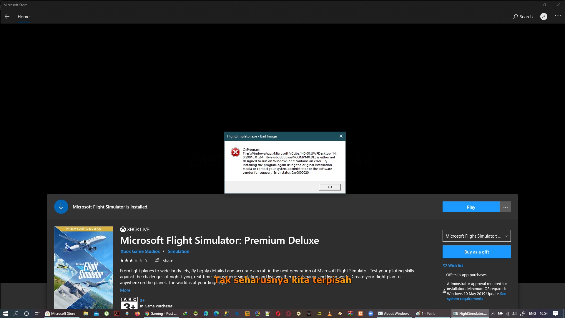 Flight Simulator 2020 can't launch 1fbbe096-cd3a-49b5-b748-46827e961403?upload=true.jpg