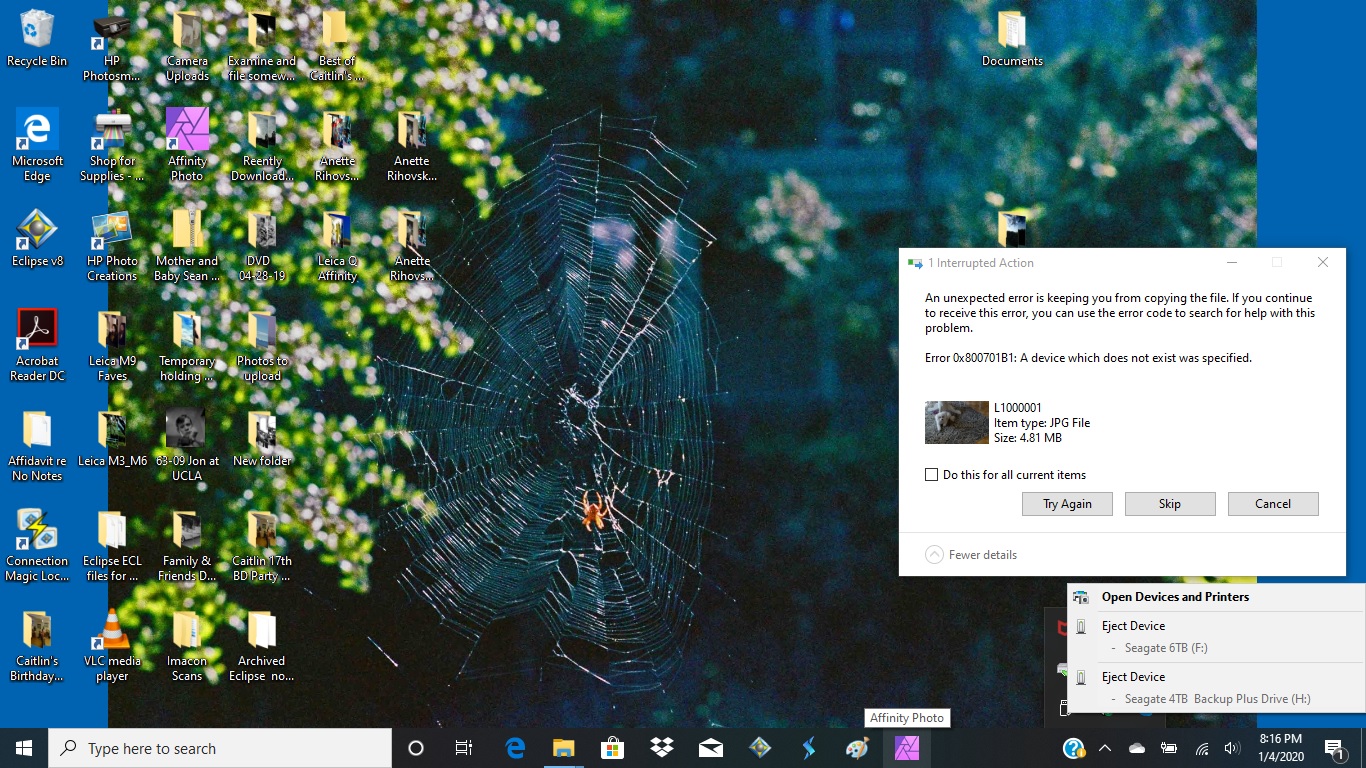 Error Code x0800701B1 A device which does not exist was specified. 1fc73da3-5a03-4e7a-b685-e909cd307044?upload=true.jpg