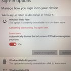 I have a surface laptop 2 that supports windows hello face, I already have it on but I went... 1NjEPB9RkLhHtBDTj24R2cc3RZRxgdITcHfKz1A0qn8.jpg