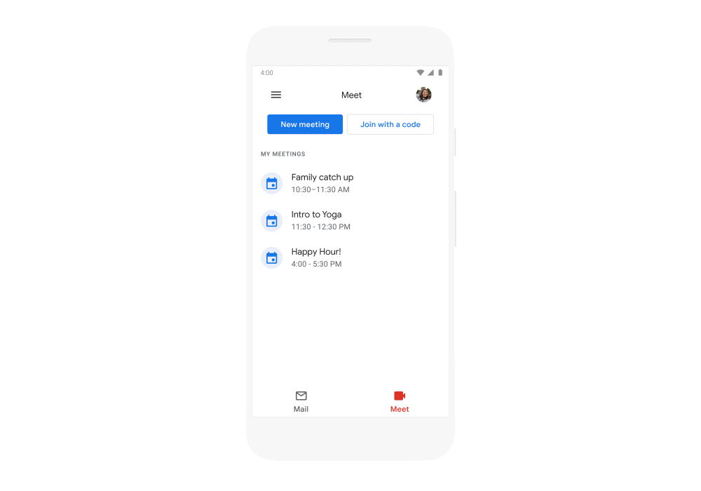 Google Meet now available to Gmail on Android and iOS 2._Join_Scheduled_Meeting.gif
