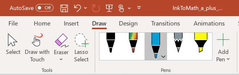 Announcing new Ink to Math feature in PowerPoint for Office 365 2.png