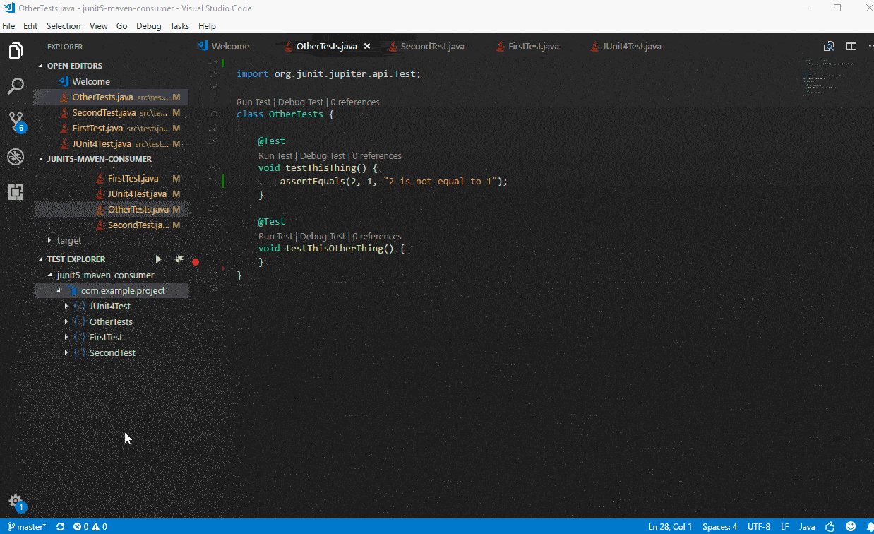 Visual Studio Code Blur 2018.03.19.Supporting-JUnit-5-in-Visual-Studio-Code.JUnit5_.gif