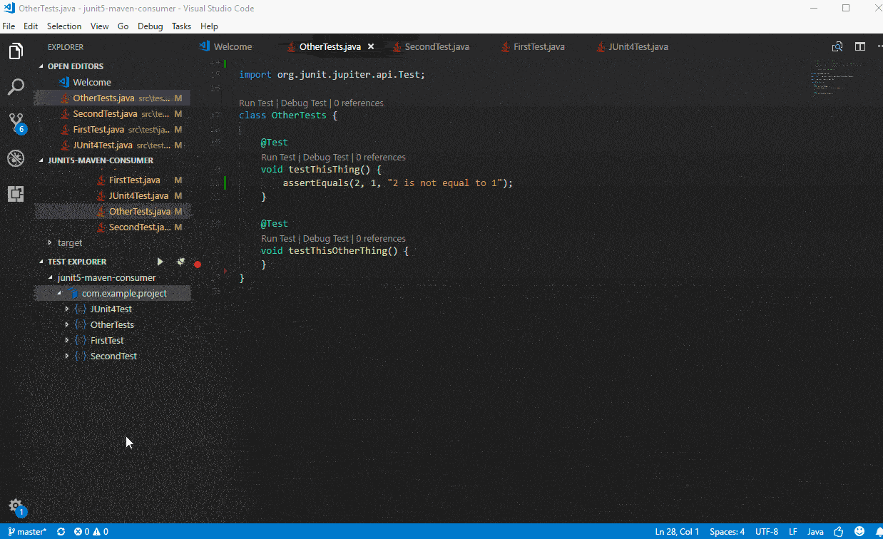 Installer un GNU/GCC pour Visual Code 2018.03.19.Supporting-JUnit-5-in-Visual-Studio-Code.JUnit5_.gif