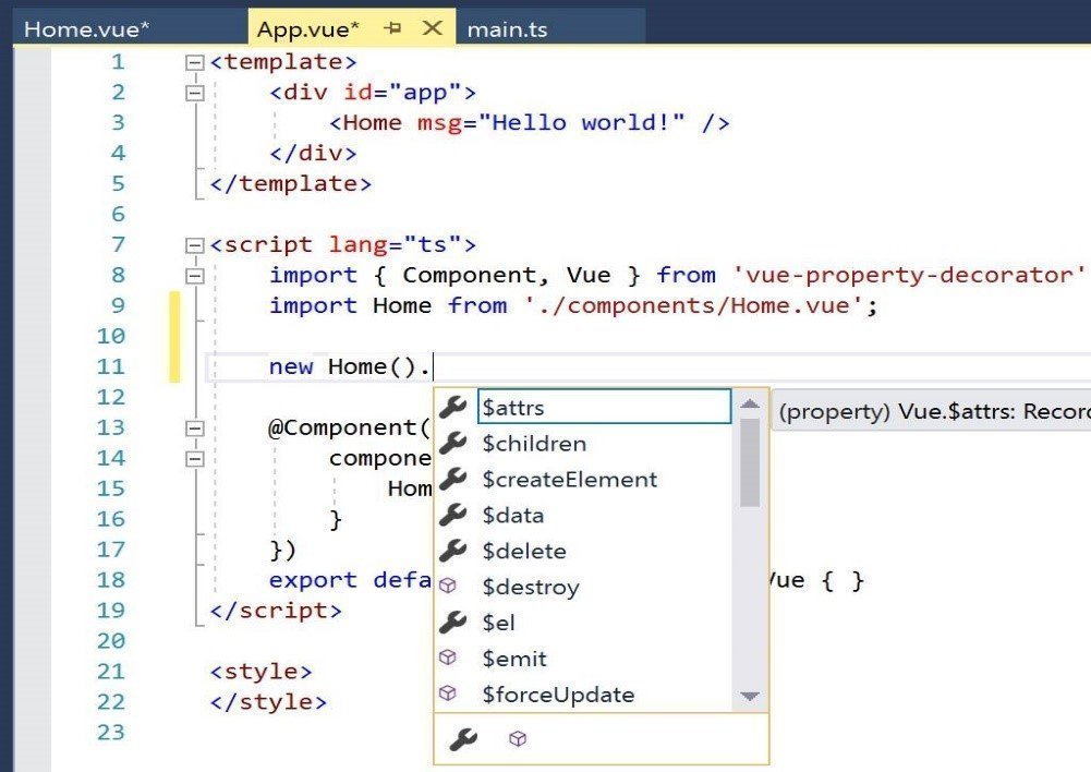 Visual Studio 2017 version 15.8 Preview 3 2018.06.25.15.8Prev3.Vue_.js_.jpg