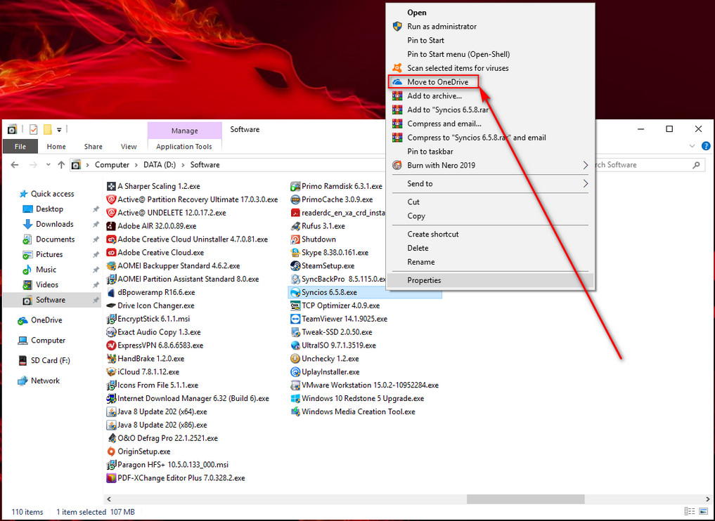 How to get rid of this context menu entry for OneDrive 2019-02-12-194339.jpg