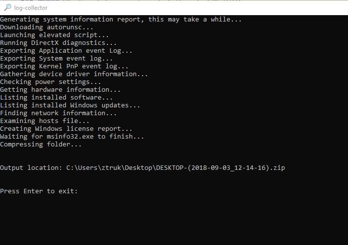 I got a BSOD error after following instructions to fix WindowsService. exe pop up 202103d1535991421t-bsod-posting-instructions-tenforumslogcollectorwindowfinish.jpg