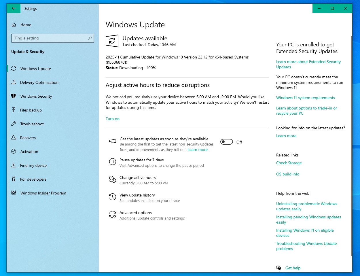Windows 10 KB5068781 ESU update released, direct download links for offline installer (.msu) 2025-11-Cumulative-Update-for-Windows-10-Version-22H2-for-x64-based-Systems-KB5068781.jpg