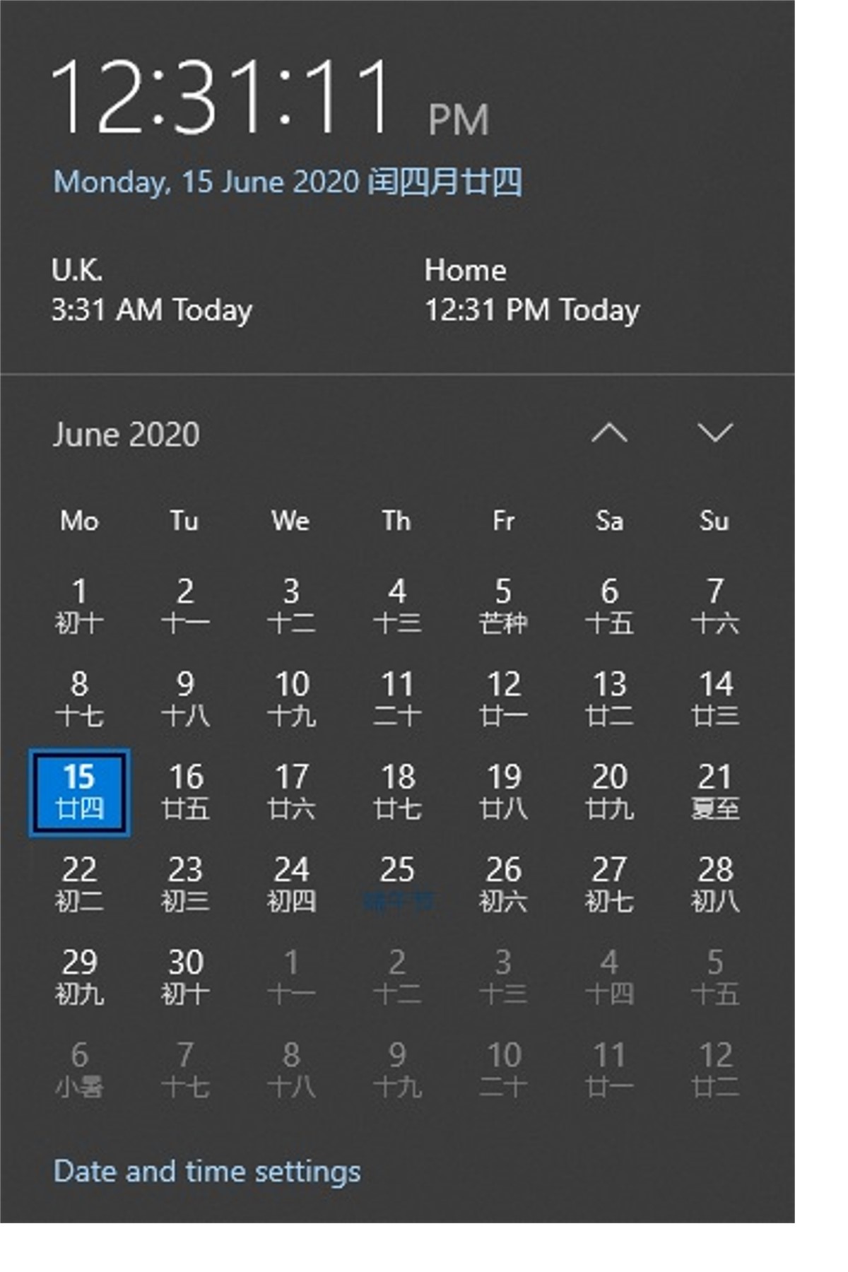 Oriental numbers on my calendar are one day out 20275efd-ad60-4593-a731-a1baa5abe7e9?upload=true.jpg