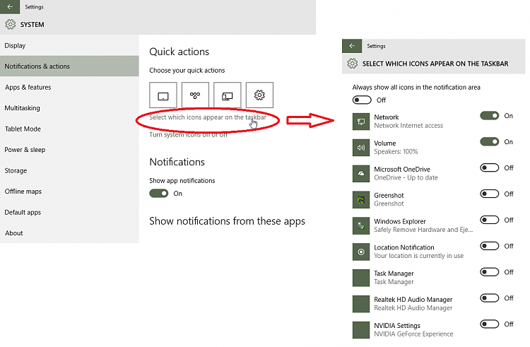 Taskbar doesnt show up and blacks out screen for a split second when clicked on the area of... 20309d1485951658t-hide-show-notification-area-icons-taskbar-windows-10-a-000009.png