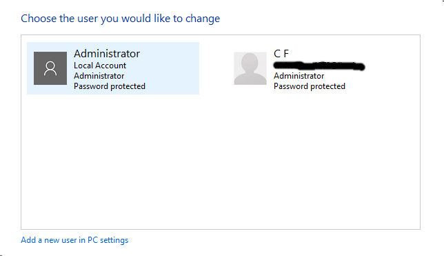 Found random characters in 2 unknown users account in regedit.  Only file where this... 205625d1537910822t-unknown-user-account-config-screen-user-accounts.png