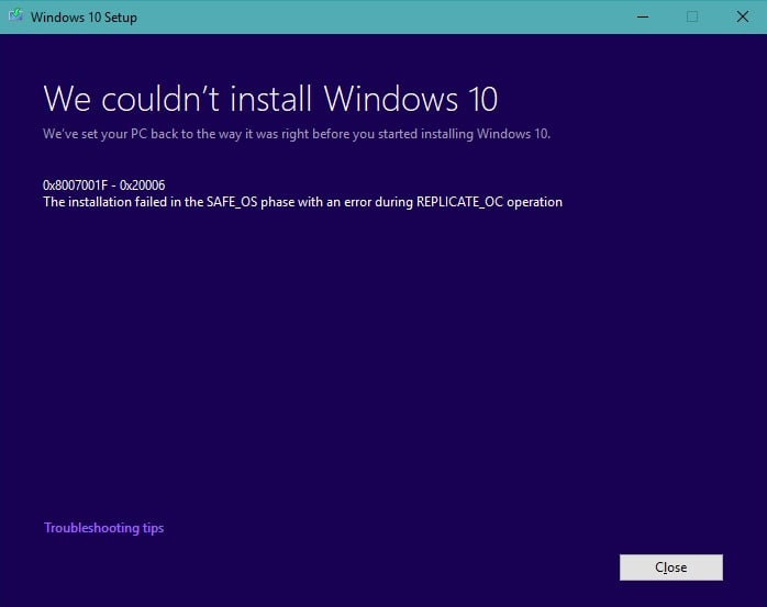 Windows 23H2 Update keeps failing to install 0x8007001f / 0x80242016... but already installed. 205696d1526960675t-windows-10-update-keeps-failing-0x8007001f-0x20006-0x8007001f-0x20006-error.jpg