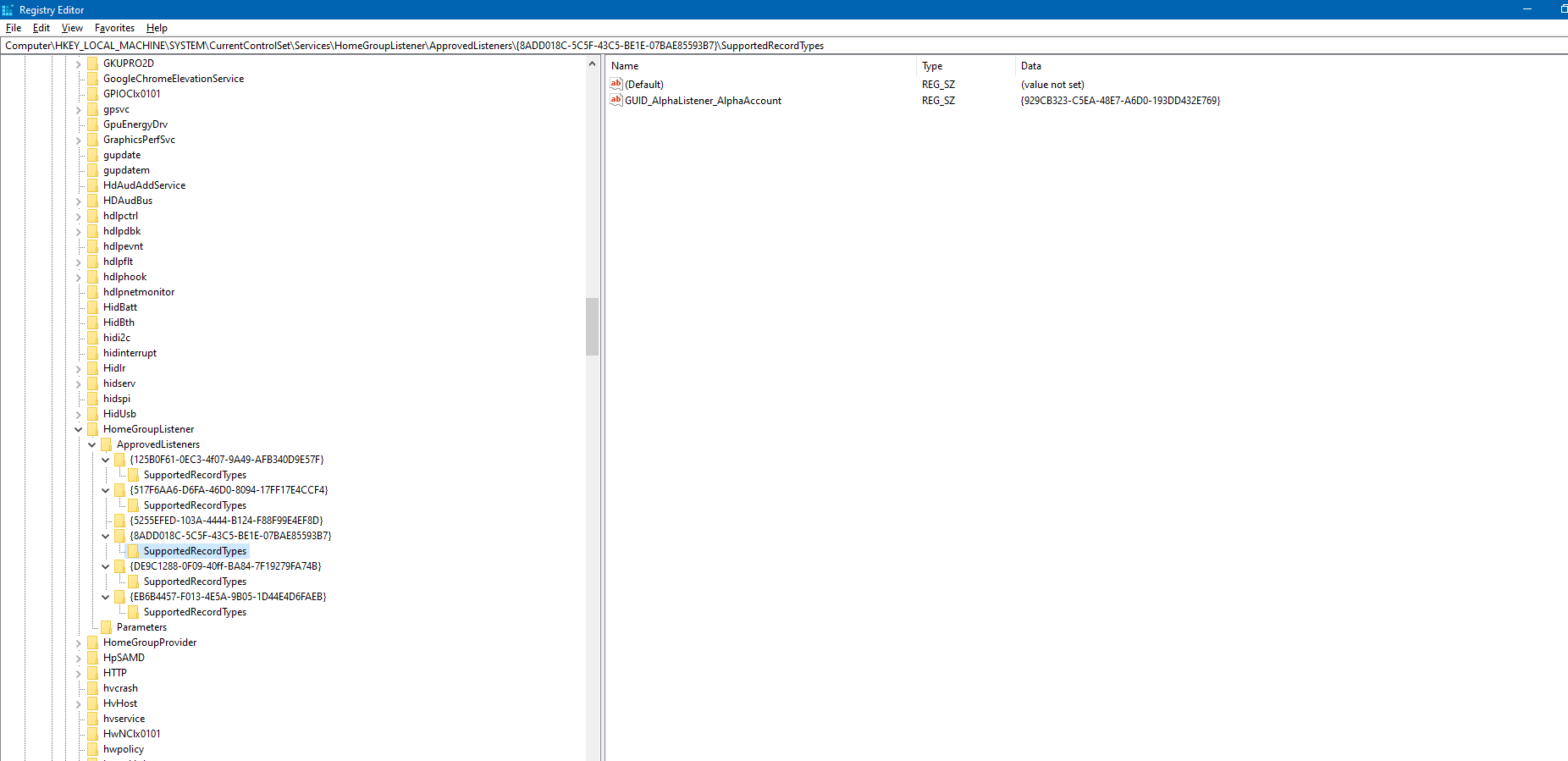 Strange registry entries in Home Group Listener    Guid_AlphaListener_AlphaAccount 20593344-4d1c-41f0-ba75-f0fcdebc542d?upload=true.png