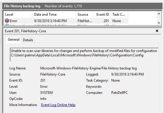 File History can't find folders in libraries for a restore W10 206375d1538413997t-w10-file-history-not-backing-up-selected-folders-log.jpg