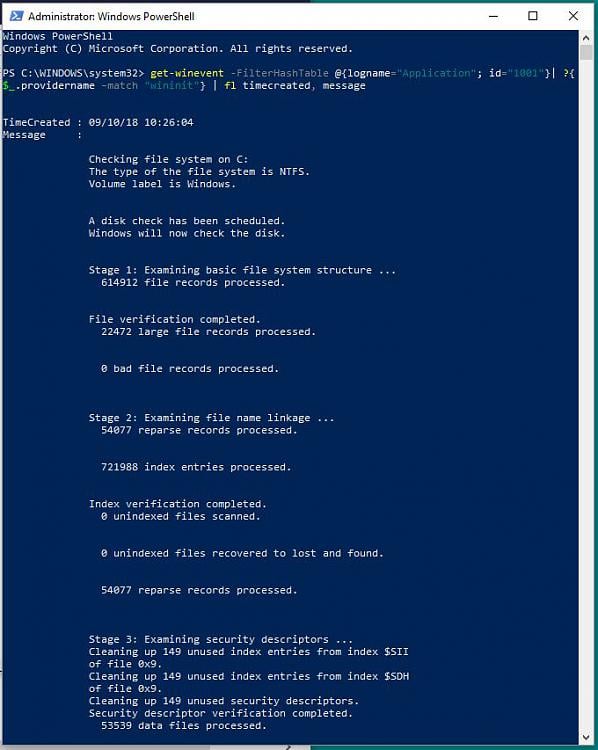 any fixes to windows 11 only doing 50% full voulume when its at 100% yet? 207562d1539077999t-how-do-i-fix-slow-pc-50-disk-usage-but-100-main-hdd-chkdsk-results-1.jpg