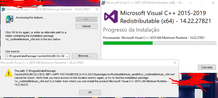 Microsoft Visual C 15 19 Minimum Runtime Cannot Be Found