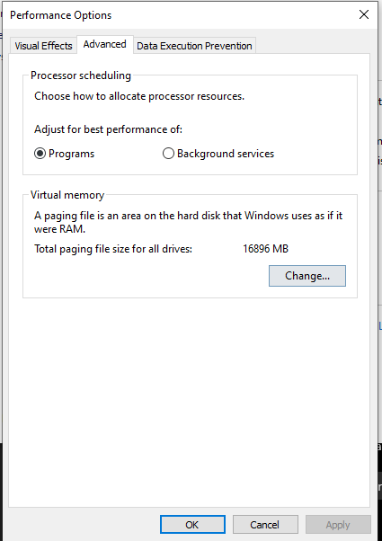 Huge paging file and apps crashing 20e6968e-aedf-4752-b185-455597c84d58?upload=true.png
