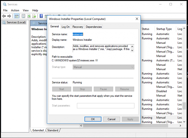 Status:  "Installing - 0%" appears but never change status when downloading Security... 210703d1540930666t-windows-installer-status-not-allows-installation-change-untitled-9.png
