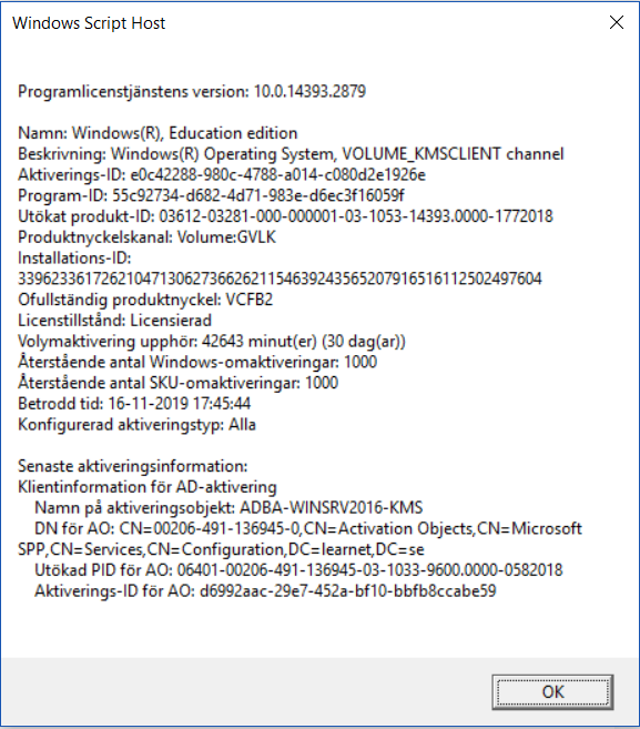 I am running Windows 10 Education and I have graduated. Now my computer asks for activation 21306938-d1f7-4a7f-bc46-eba802280955?upload=true.png