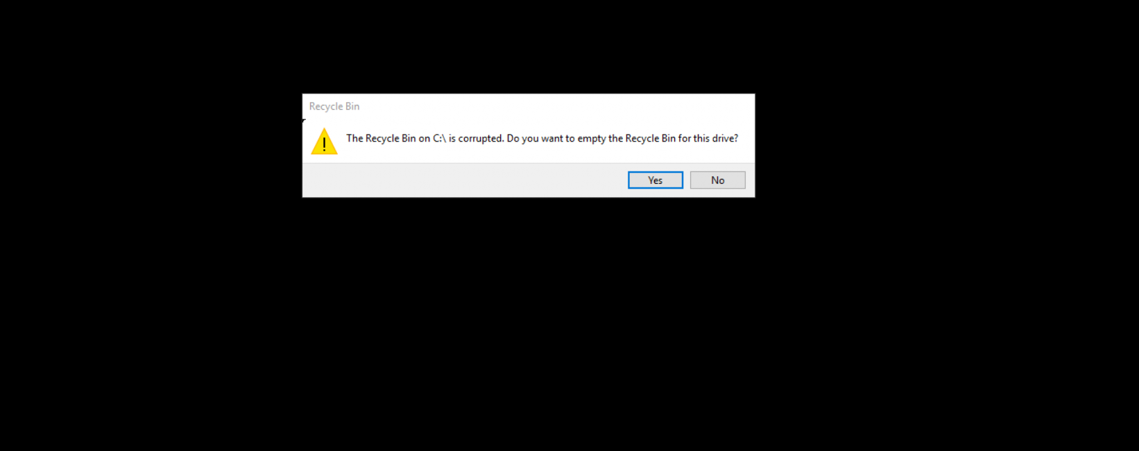 Recycyle bin on C:\ is corrupted 2155cd44-11d8-4e20-8600-e9b48e6959a5?upload=true.png
