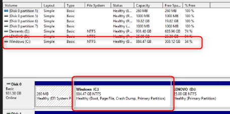 I have Lenovo Ideapad 300 with Windows 10 CoreSingleLanguage Version 1909, but I cannot... 216075d1543876077t-lenovo-ideapad-300-windows-10-draining-main-drive-space-image.png