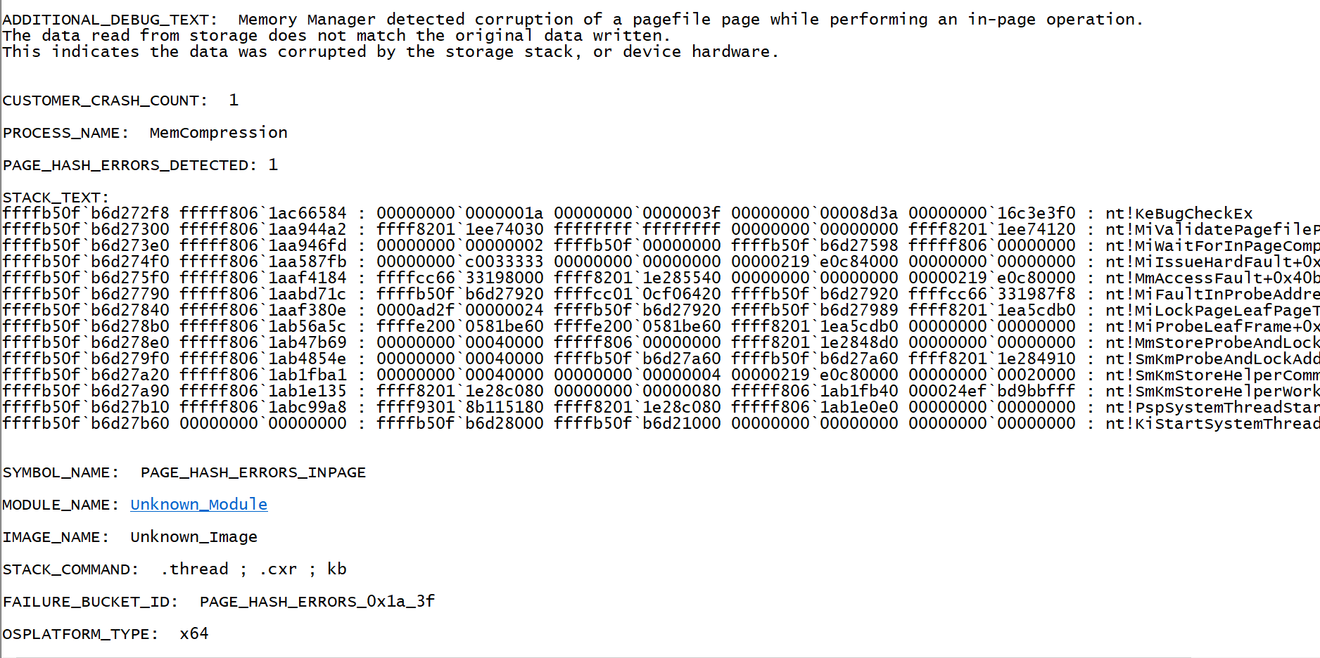 many many BOD errors, cant enter safe mode, constantly occuring all sorts of errors BOD 2164338e-c39b-47b2-b8fa-725046d9b40a?upload=true.png