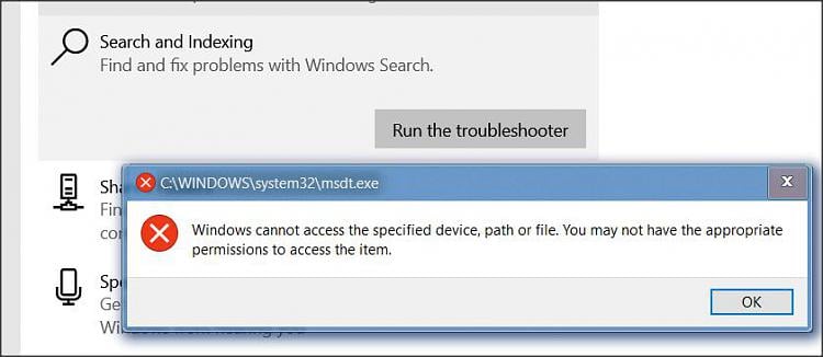 How to troubleshoot this problem, while I already run troubleshoot! 217719d1545140340t-permissions-problem-running-some-troubleshooters-settings-1.jpg