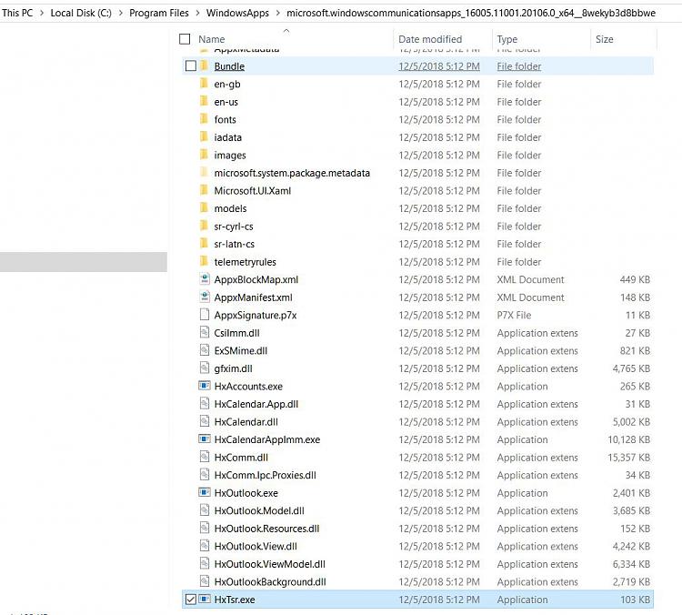 Is this a real treat on "Microsoft Outlook Communications;HxTsr.exe"? 218002d1545353267t-microsoft-outlook-communications-re-hxtsr-exe-capture.jpg