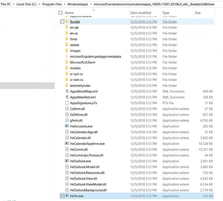 Is this a real treat on "Microsoft Outlook Communications;HxTsr.exe"? 218002d1545353267t-microsoft-outlook-communications-re-hxtsr-exe-capture.jpg