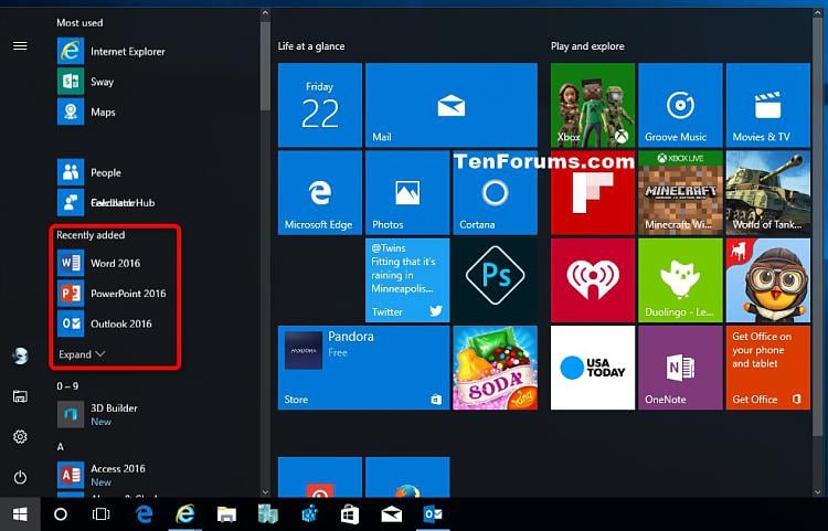 How to see the recently added apps list from Start menu on Windows 10 after clear this 218d1485966136t-add-remove-recently-added-apps-start-menu-windows-10-a-start_menu_recently_added.jpg