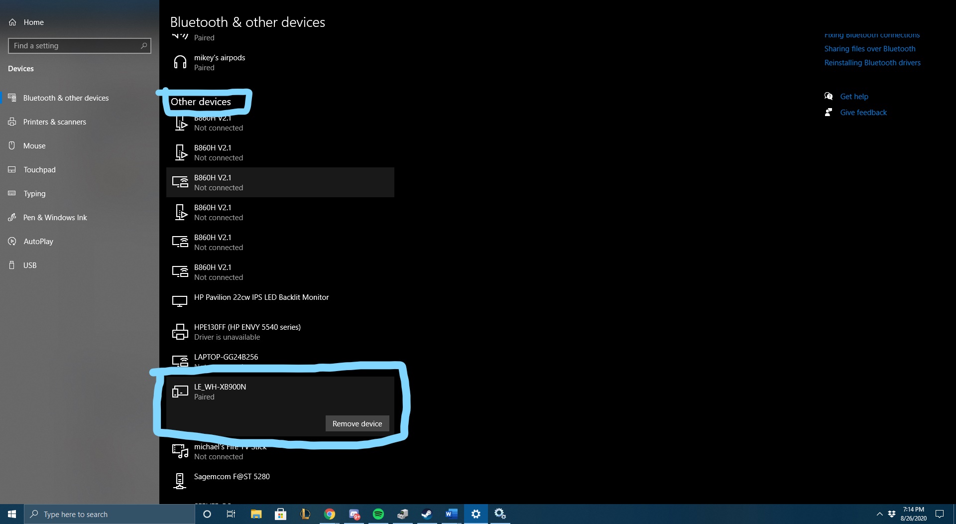 Bluetooth Headset showing up as Other Devices and not in Audio 2194231c-46c4-4f89-ac80-5e71548af2e5?upload=true.jpg