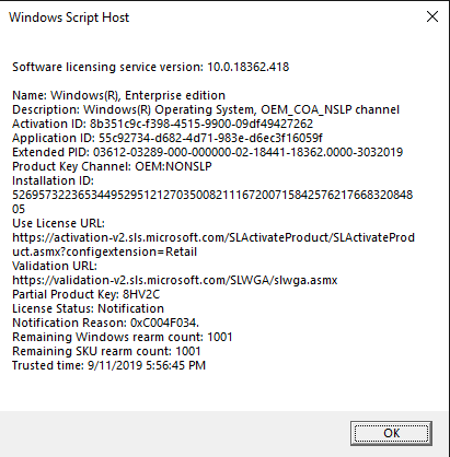 Upgraded To Windows10 Enterprise And Need Product Key
