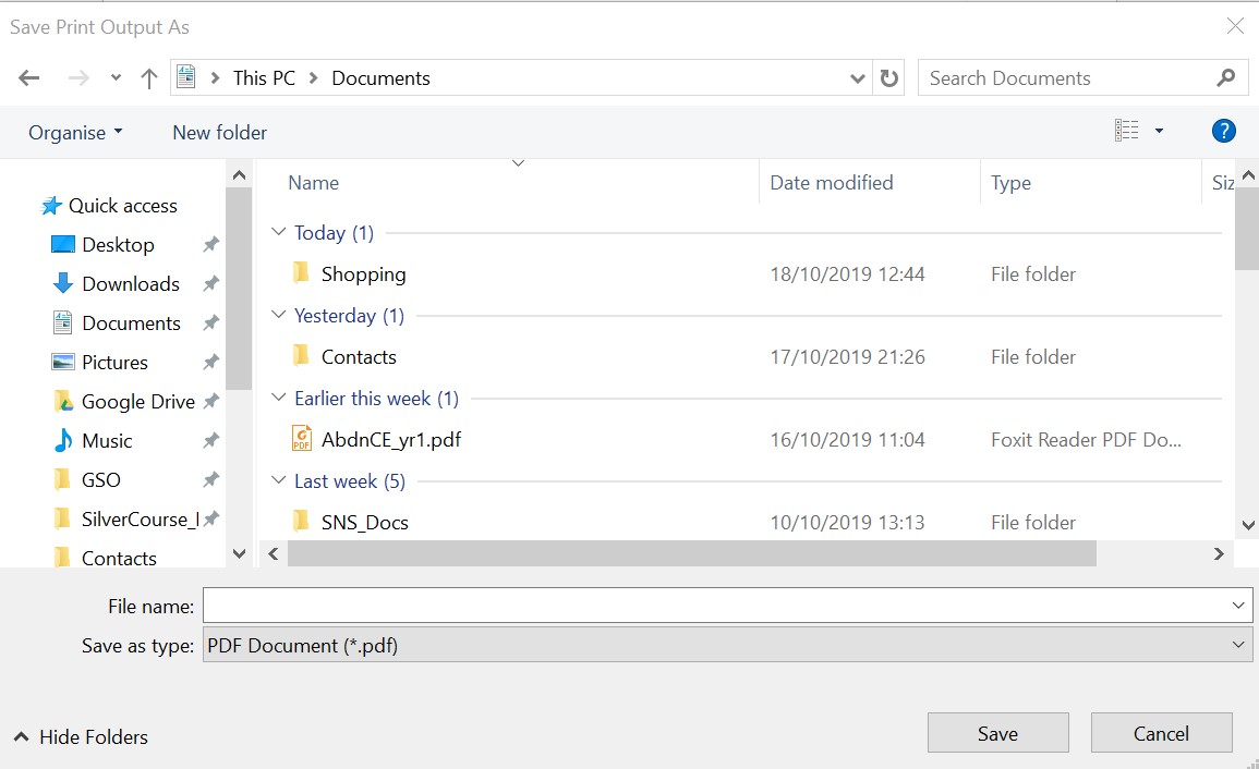 How does one stop folders being organized by date, when Downloading and Saving a file? 222ab638-85ec-470d-8b35-35896b83aef1?upload=true.jpg