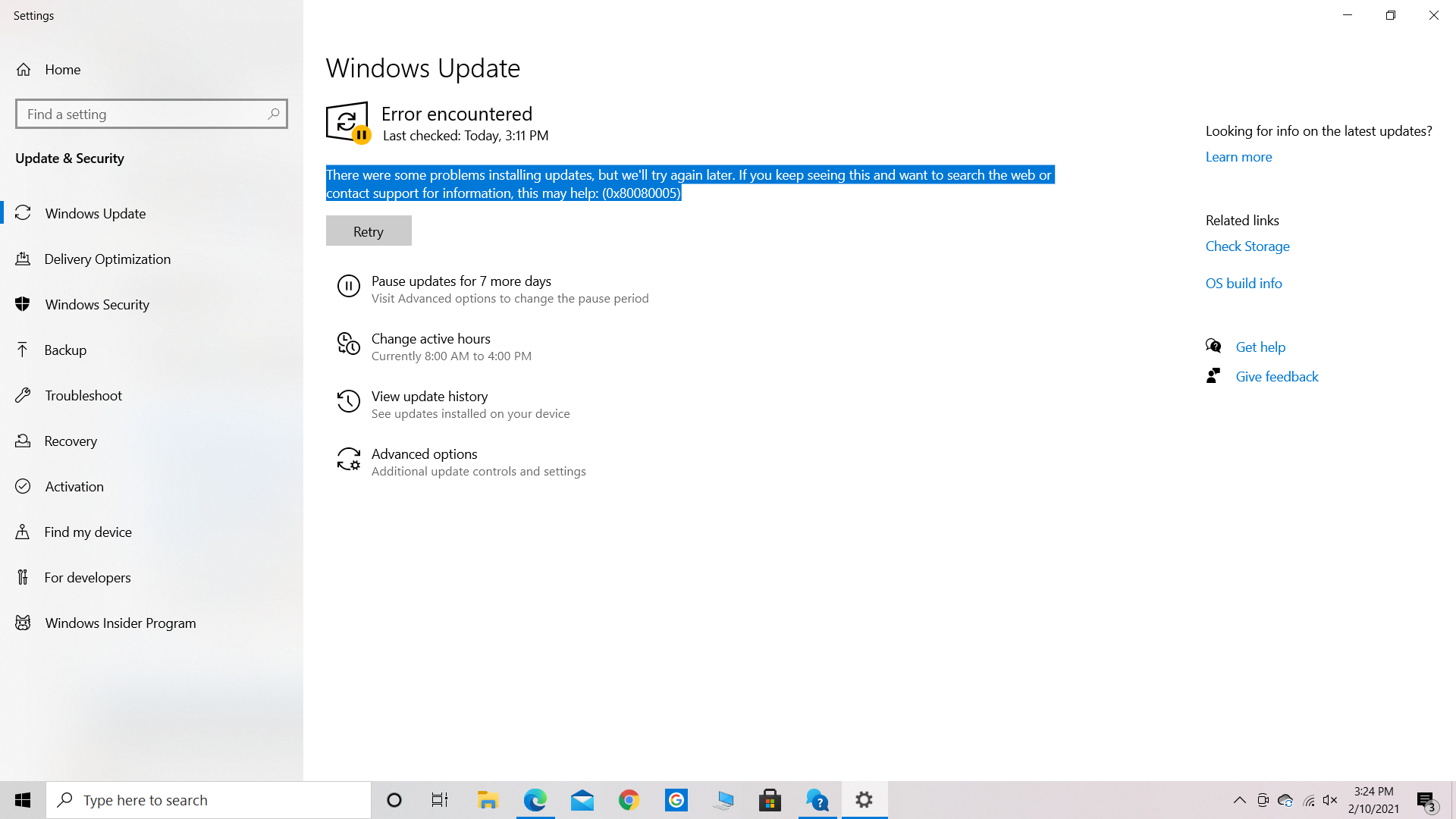This message pops up every time i check for updates and my install button also does work... 2255d485-b9c1-4d3b-b7be-01a88fea2021?upload=true.png