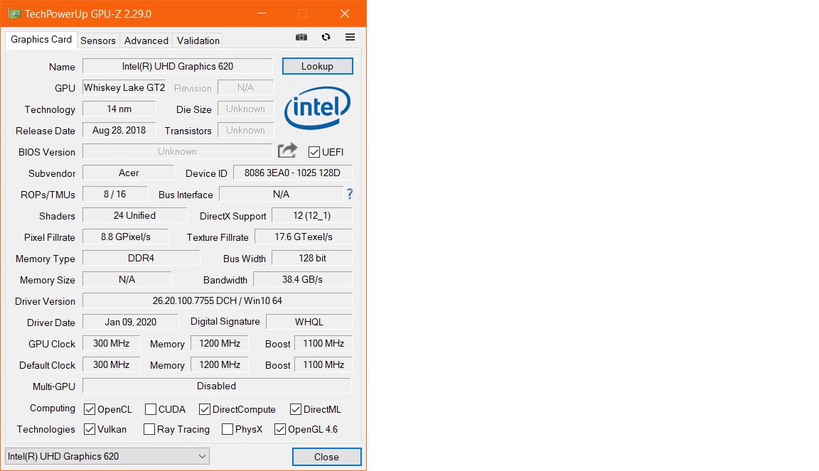 I have laptop with specs 8gb ram and nvidia mx250 with 2gb dedicated vram and intel uhd... 228076ca-aaa8-4d7e-a0c2-a6eafe33433f?upload=true.jpg