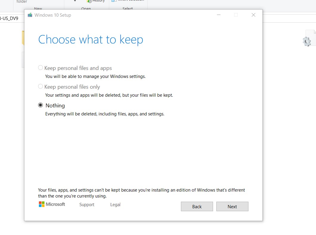 Windows 10 Enterprise Evaluation Edition 1809 upgrade to 1903 , unable to reserved user data. 2297011d-c2b1-4003-94da-dad85d048c97?upload=true.jpg