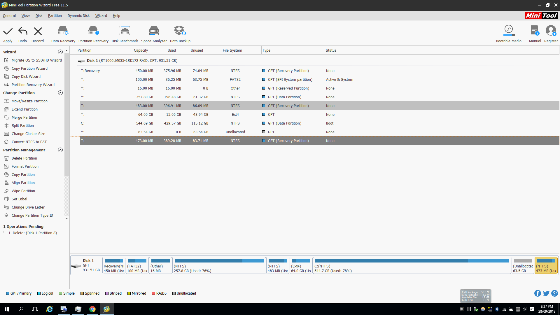 Can I remove these other recovery partitions? 229a966e-434f-4c99-b2f5-d92f59548f55?upload=true.png