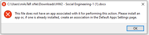 How to fix This file does not have an app associated with it for performing this action.... 22e84fbd-edd5-44d2-9a13-85287f602418?upload=true.png