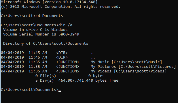 I noticed today that my E directory is showing the downloads folder instead of it showing... 230010d1554746736t-directory-system-not-showing-properly-command-prompt.png