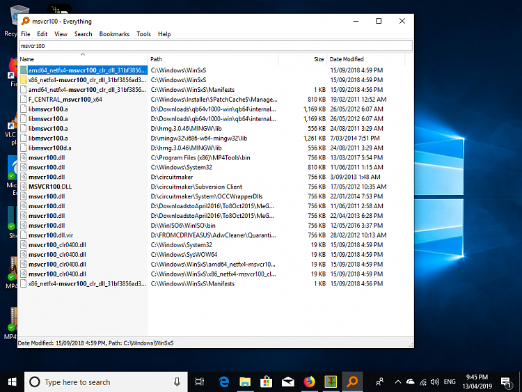 I have attempted to fix my "msvcr100.dll not found"  issue following the steps, and it is... 230510d1555158271t-msvcr100-dll-not-there-but-there-screenshot-6-.png