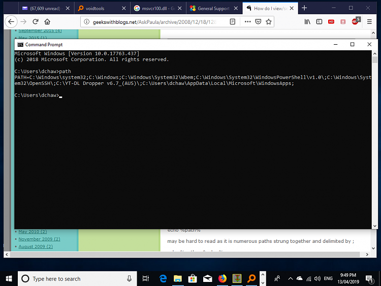 I have attempted to fix my "msvcr100.dll not found"  issue following the steps, and it is... 230511d1555158271t-msvcr100-dll-not-there-but-there-screenshot-7-.png