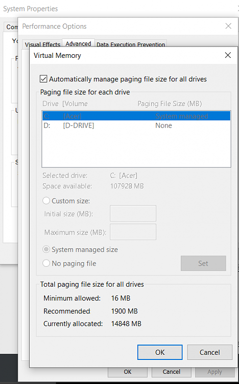 My PC now only boots into its BIOS after a botched windows reinstall 232608d1556971635t-botched-updates-windows-update-list-virtual-memory-information.png