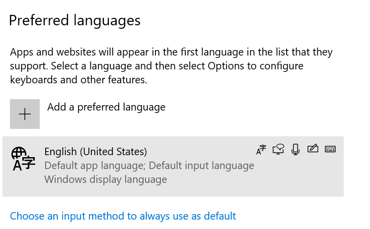 Language in Langauge Bar, but not Settings: Windows 1903 234a8cff-b91f-45b9-92ed-acfbe0e731b5?upload=true.png