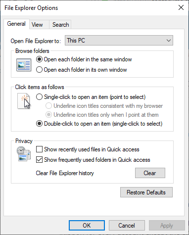 How to stop folders from automatically adding into Quick access please? 236313d1559832249t-how-stop-program-adding-quick-access-shortcut-image.png