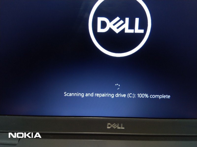 Problems with update. Computer screen "Scanning and Repairing drive c:: 100% complete 2406773f-d10e-425e-bca3-1d9215a9fb72?upload=true.jpg